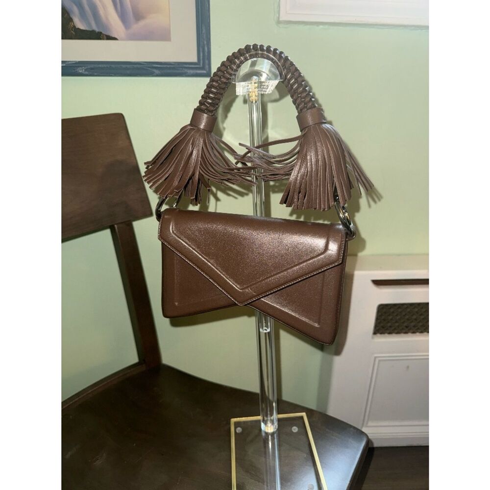 Michael Kors Collection Manhatta Leather Shoulder Bag